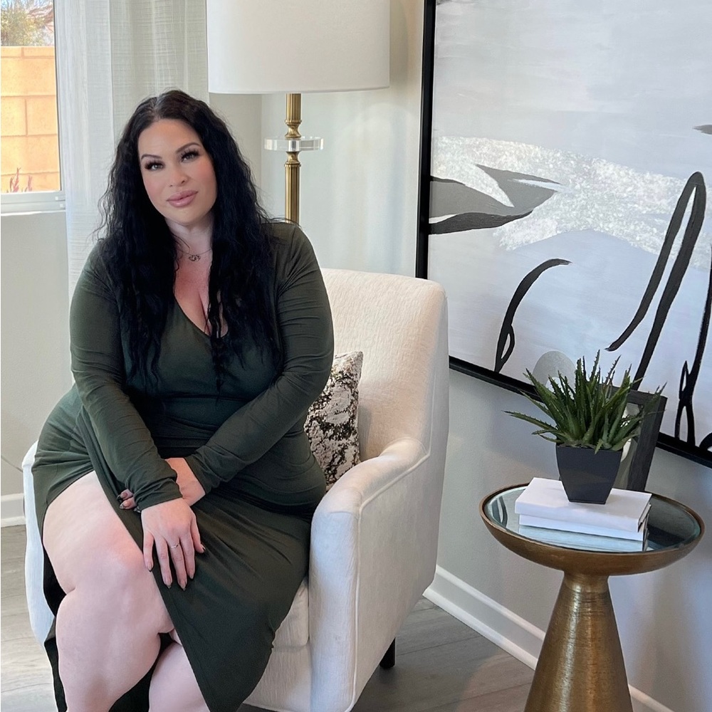 Long sleeve olive 2 piece set